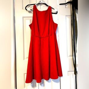 ASOS. Size 24. Red skater dress.